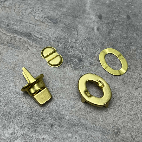Twist Lock - Solid Brass