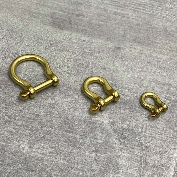Shackle - Solid Brass - Screw Type