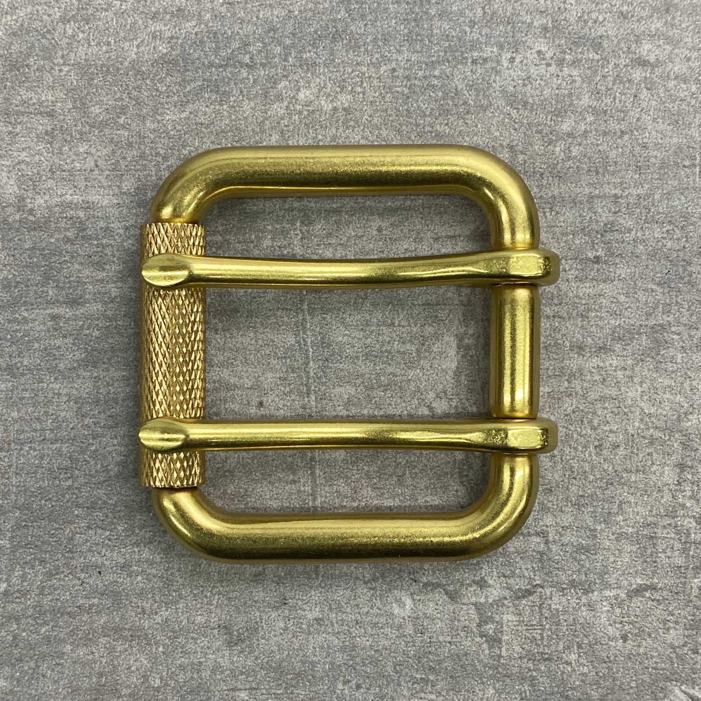Effra Belt Buckle - Solid Brass – Beamhouse Leather