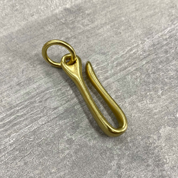 Fish Hook - Solid Brass