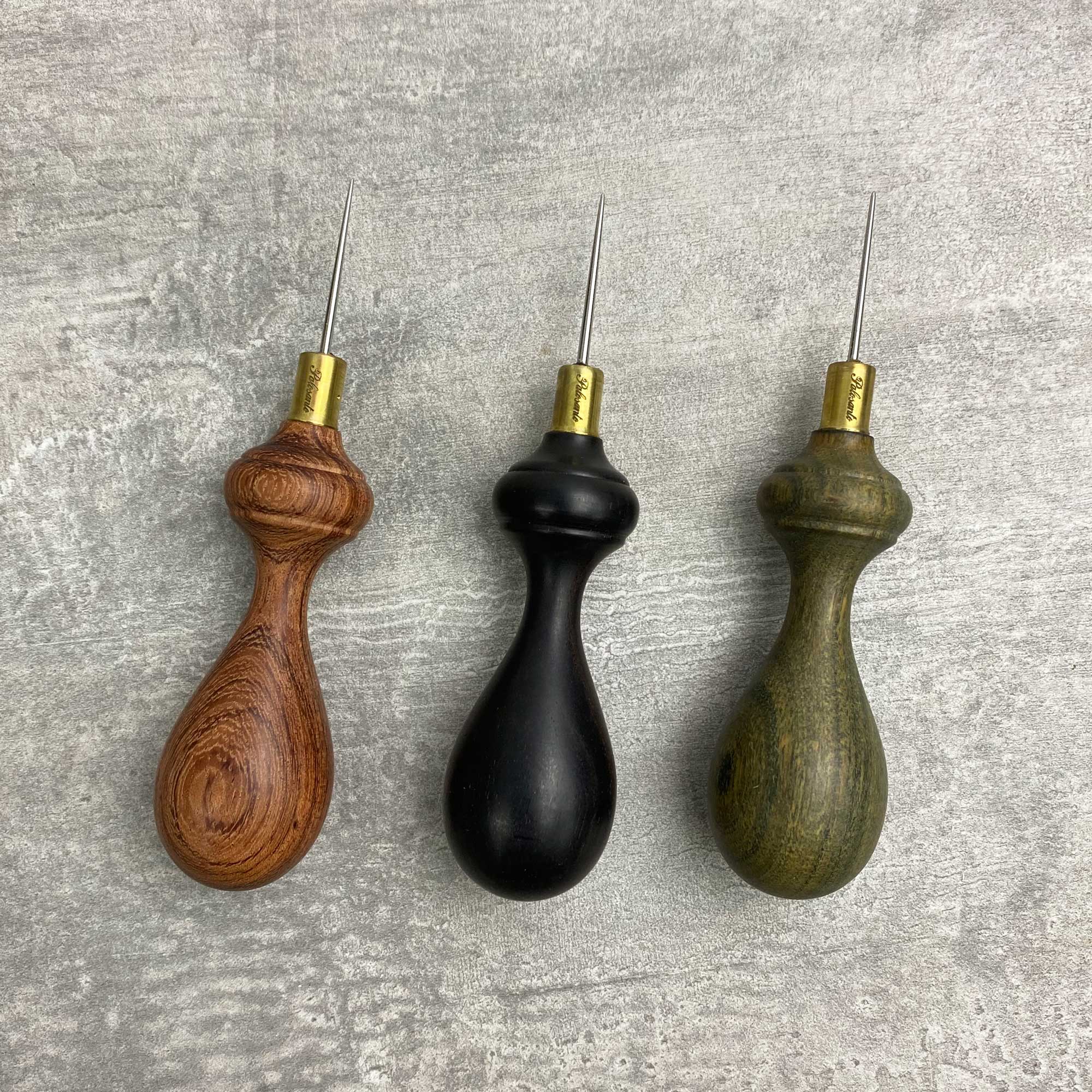 Palosanto - Round Scratch Awl – Beamhouse Leather