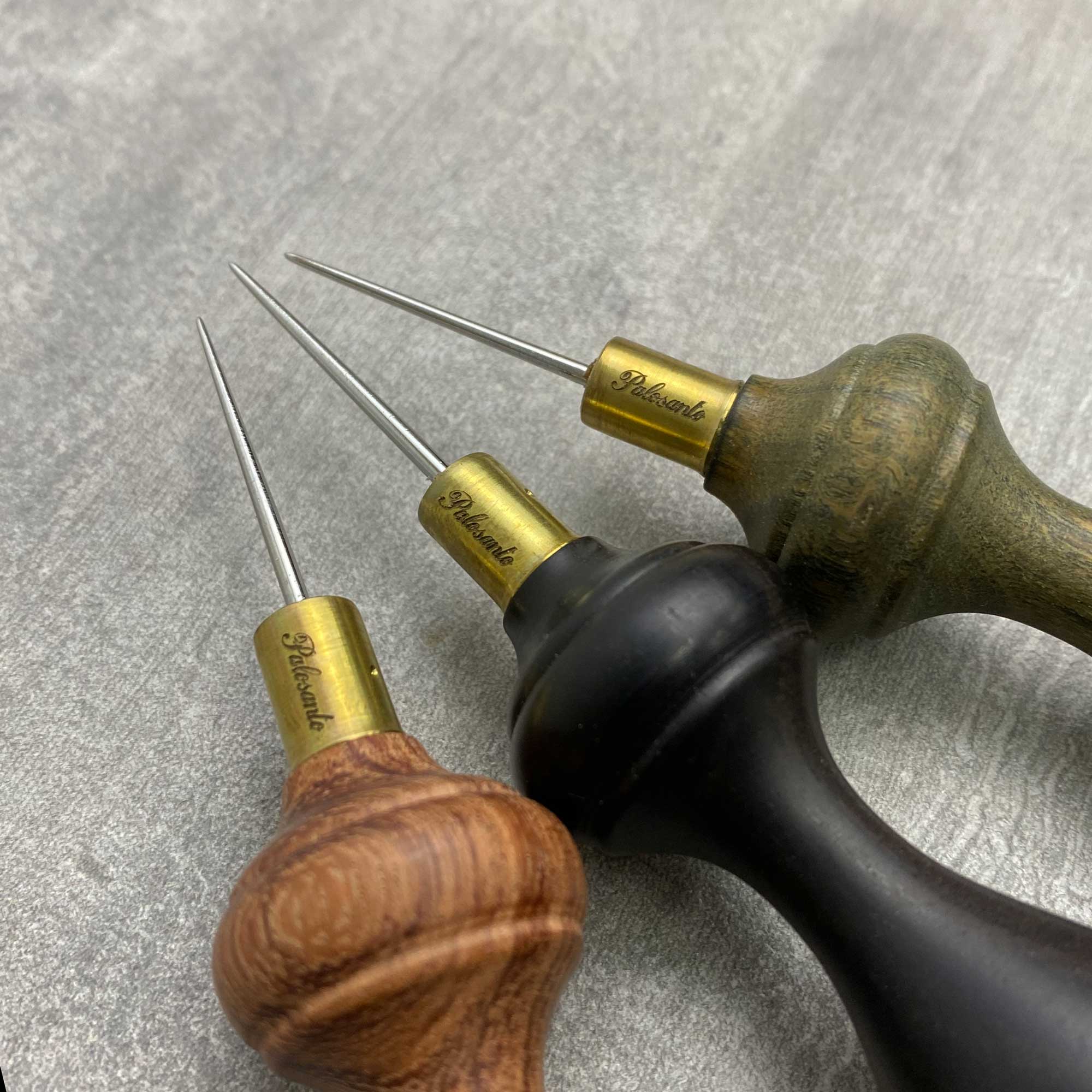 Palosanto - Round Scratch Awl – Beamhouse Leather
