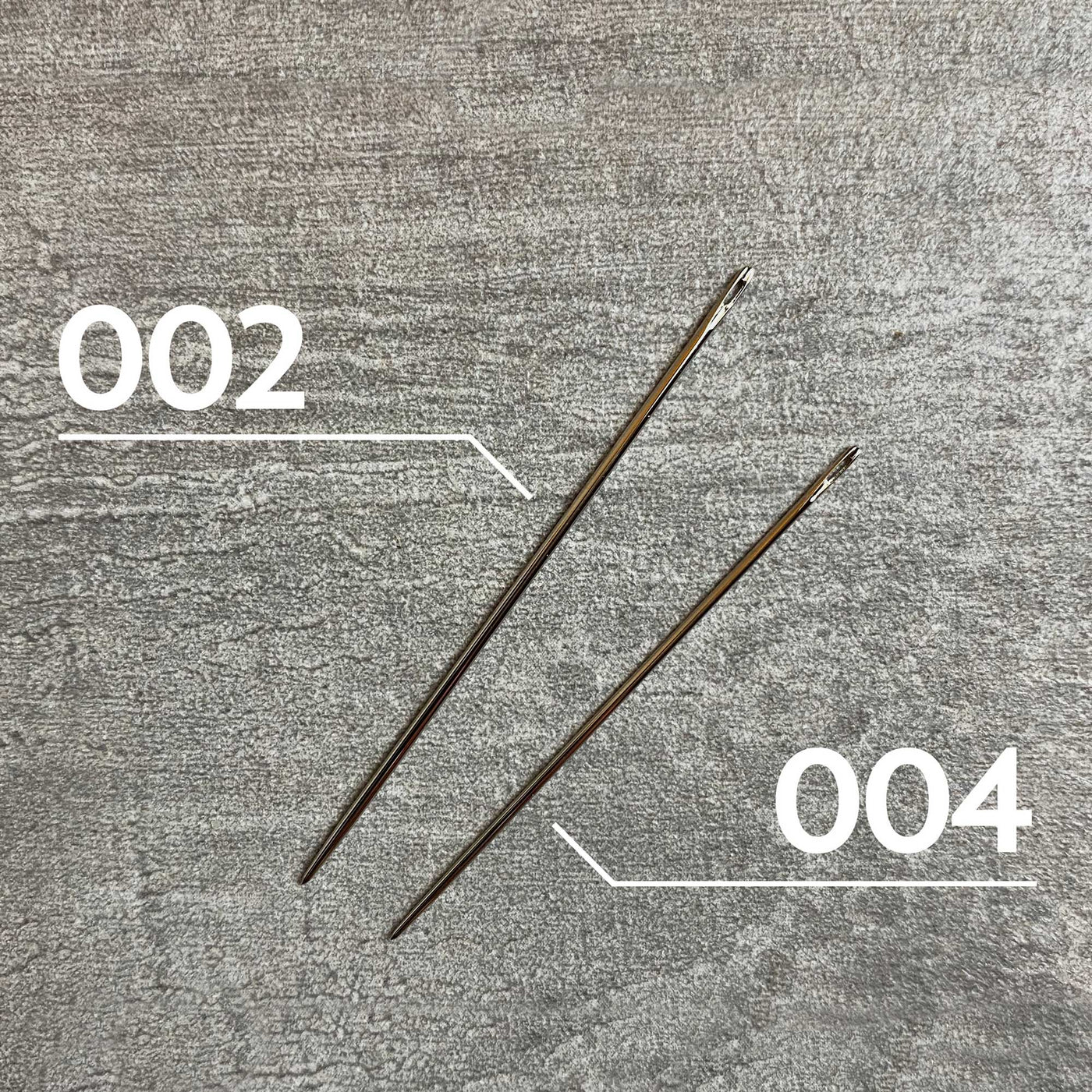 John James Saddlers Harness Needles, Size 003, 54mm in Length and 1.02mm in Diameter, Pack of 25, Large, Rounded Point, Use for All Hand Stitched